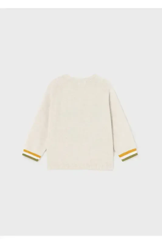 Детский свитер для мальчика с деталями динозавра - 3