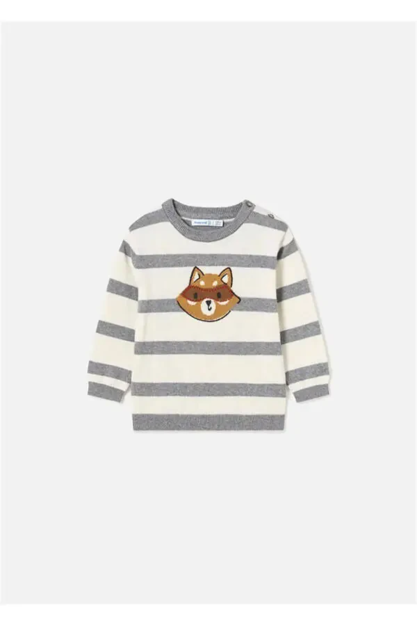 Детский свитер в полоску для мальчиков 2327 - 1
