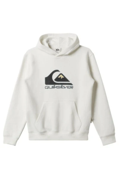 Детский свитшот с большим логотипом Aqbft03099-wbk0 Белый как снег - 6