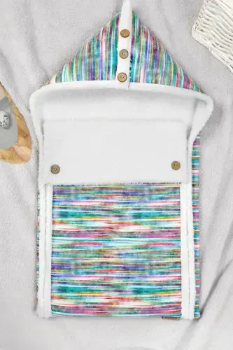 Детский внешний спальный мешок Fluffy Blanket Bb-504-зеленый - 1