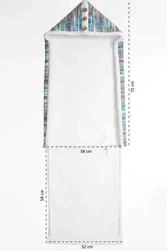 Детский внешний спальный мешок Fluffy Blanket Bb-504-зеленый - 3