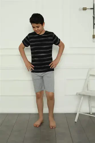 Детский хлопковый пижамный комплект с шортами 20392 - 5