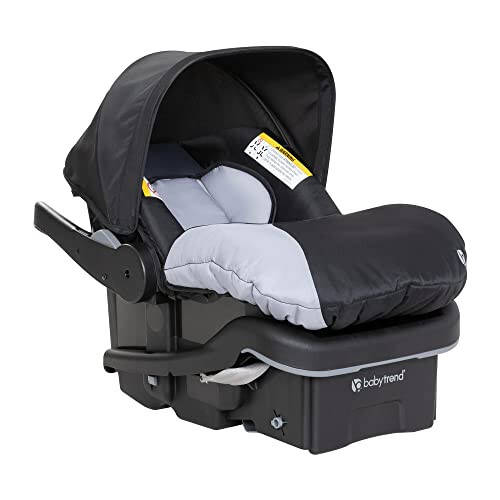 Детское автокресло Baby Trend EZ Lift 35 Plus с эргономичной легкой задней опорой, многопозиционной базой и удобным чехлом, цвет: штормовой серый/черный - 6