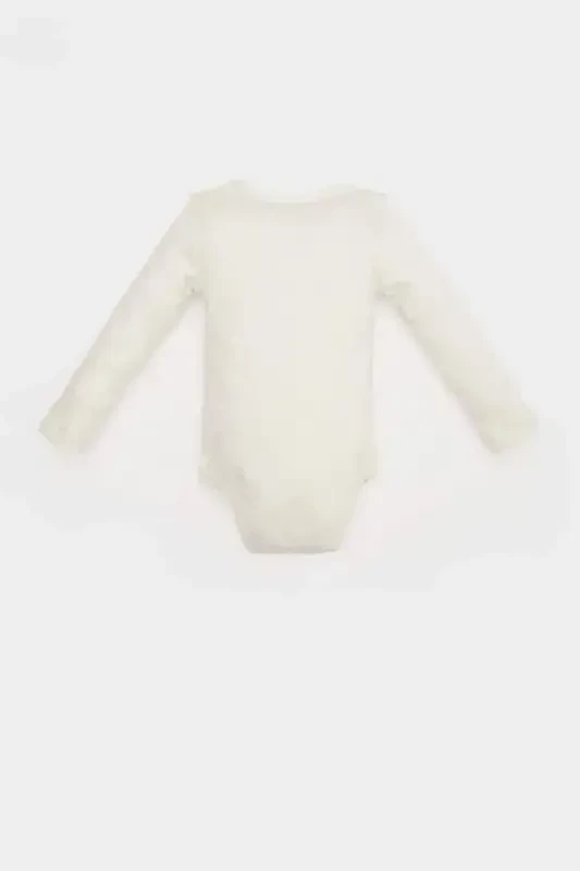 Детское боди с длинным рукавом, кнопками, радужным принтом и воротником-стойкой. E6319A525SP - 4