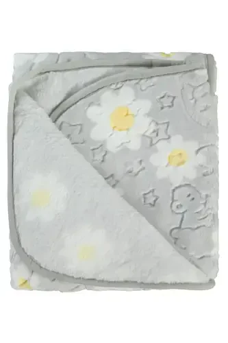 Детское одеяло серое - 1