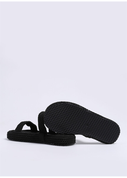 DEVERY NEW Black Women's Slippers - 9