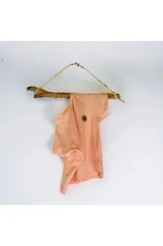 Девочка & Мальчик Базовая Футболка Kuki04-розовый - 5