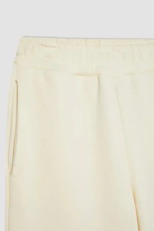 Девочка Wide Leg широкие брюки с разрезом C0310A824SM-Экрю - 8