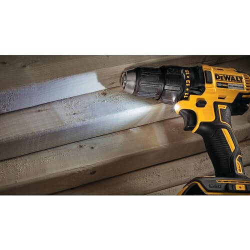 DEWALT 20V MAX Akumlyatorli Burg'ilagich-Burgulovchi, 1/2 Dyuym, 2 Tezlik, XR 2.0 Ah Batareya va Zaryadlovchi Qurilmasi Kiritilgan (DCD777D1) - 13