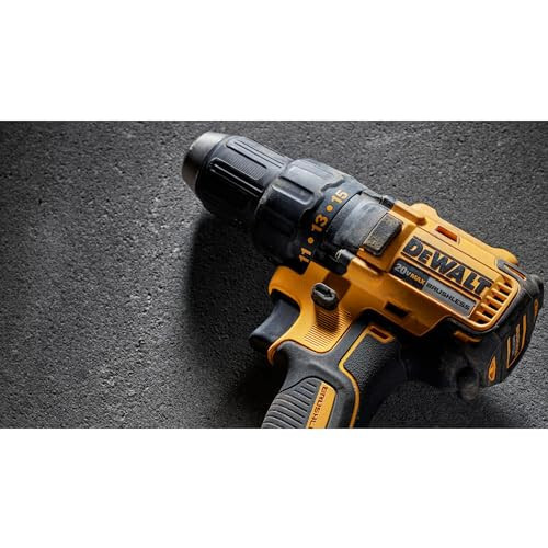 DEWALT 20V MAX Akumlyatorli Burg'ilagich-Burgulovchi, 1/2 Dyuym, 2 Tezlik, XR 2.0 Ah Batareya va Zaryadlovchi Qurilmasi Kiritilgan (DCD777D1) - 14