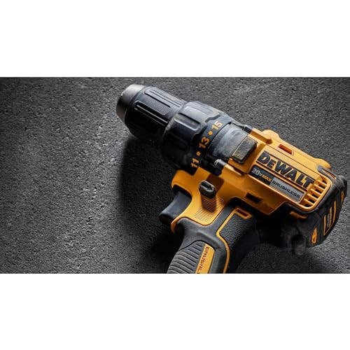 DEWALT 20V MAX Akumlyatorli Burg'ilagich-Burgulovchi, 1/2 Dyuym, 2 Tezlik, XR 2.0 Ah Batareya va Zaryadlovchi Qurilmasi Kiritilgan (DCD777D1) - 14