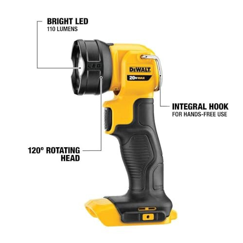 DEWALT 20V MAX* LED İş Işığı/El Feneri (DCL040) - 2