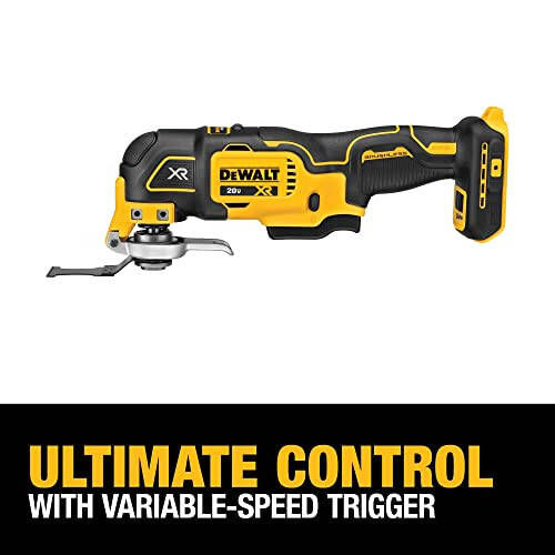 DEWALT 20V Max XR Многофункциональный инструмент с колебательным движением, регулируемая скорость, только инструмент (DCS356B) - 3