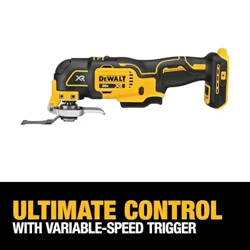 DEWALT 20V Max XR Многофункциональный инструмент с колебательным движением, регулируемая скорость, только инструмент (DCS356B) - 3
