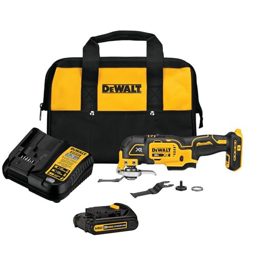 DEWALT 20V MAX XR Oscillating Tool Kit, 3-Speed (DCS356C1) - 1