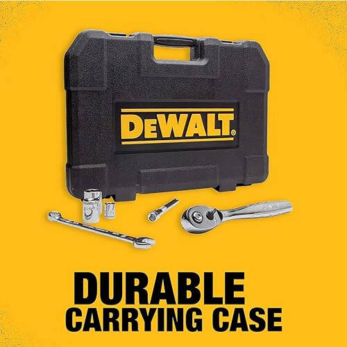 DEWALT Mechanics Tool Set, SAE and Metric, 1/2, 1/4, 3/8 Drive Sizes, 192-Piece (DWMT75049) - 6