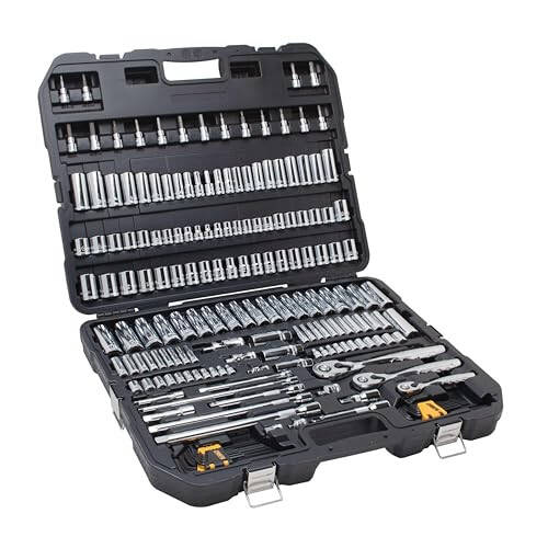 DEWALT Mechanics Tool Set, SAE and Metric, 1/2, 1/4, 3/8 Drive Sizes, 192-Piece (DWMT75049) - 7