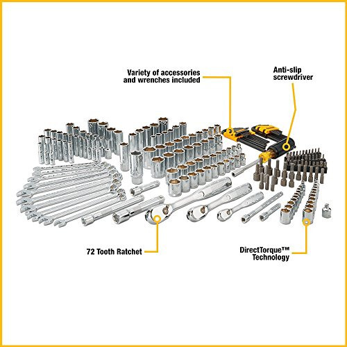 DEWALT Mexanik Asboblar To'plami, 1/4