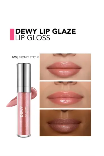 Dewy Lip Glaze Nemlendirici Etkili Yarı Transparan Dudak Parlatıcısı-BRONZE STATUE - FLORMAR (1)
