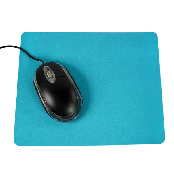 Deyuer 21.5 x 17.5cm Gaming PC Laptop Mouse Pad Anti-Slip Rectangle Mat, Blue - 8