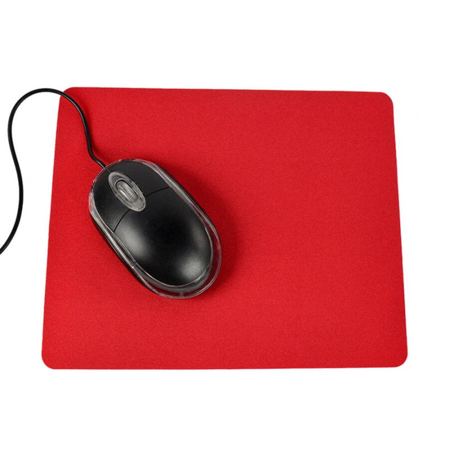 Deyuer 21.5 x 17.5cm Gaming PC Laptop Mouse Pad Anti-Slip Rectangle Mat, Blue - 14