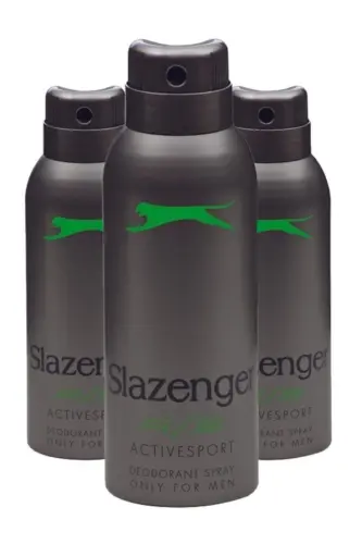 Дезодорант Active Sport Зеленый 150 мл х 3 шт - SLAZENGER (1)