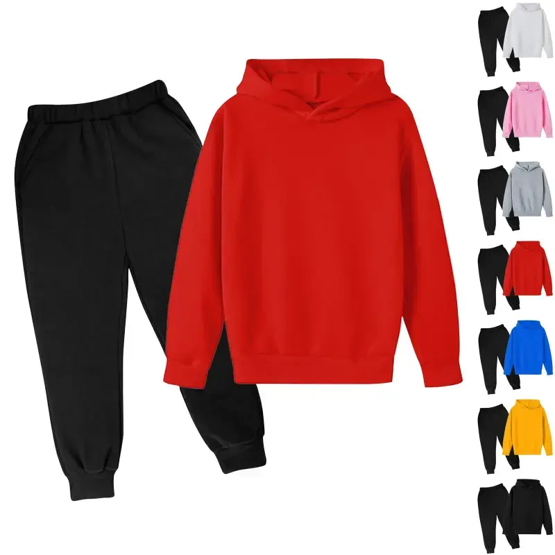 Dezsed Toddler Boys Girls Fall Clothes Boys' Activewear Kids Clothes Tracksuit Sets Hoodies Sweatshirt and Sweatpants 2 Piece Outfits Blue 6-7 Years- - 2