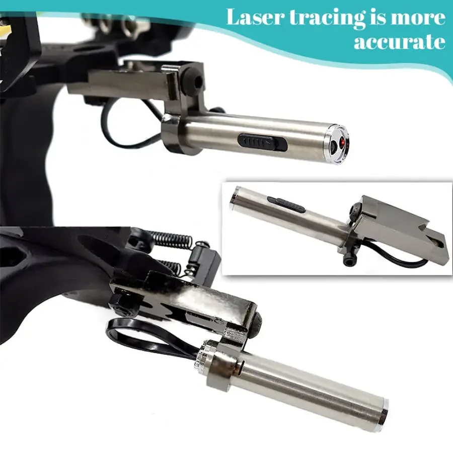 DFITO Wrist Rocket Slingshots with Laser Sight for Adult Outdoor Slingshot Shooting Fish and Fish Shooting - 6