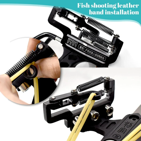 DFITO Wrist Rocket Slingshots with Laser Sight for Adult Outdoor Slingshot Shooting Fish and Fish Shooting - 7