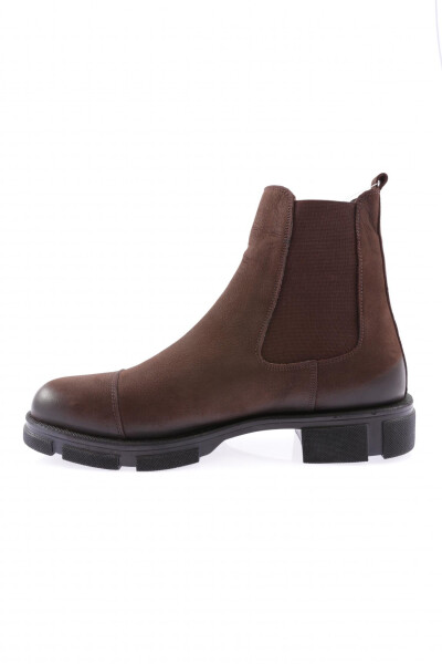 Dgn 842 Men's Chelsea Boots BROWN SUEDE - 3