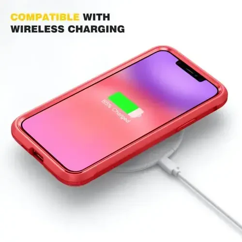 Diaclara Compatible with iPhone 11 Case, Full Body Rugged with Built-in Touch Sensitive Anti-Scratch Screen Protector, Soft TPU Bumper Case Clear Compatible with iPhone 11 6.1