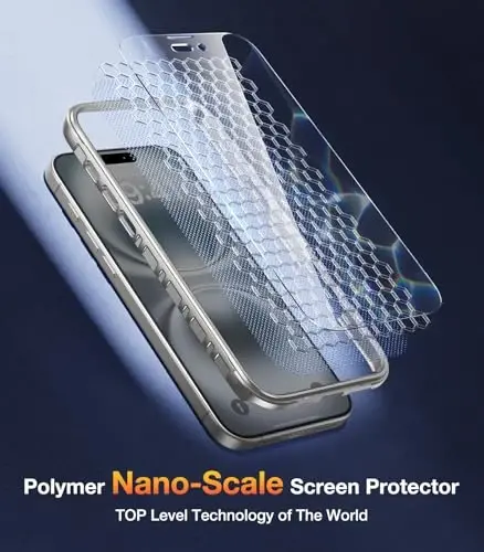Diaclara Designed for iPhone 16 Case, Full Body Rugged Case with Built-in Touch Sensitive Anti-Scratch Screen Protector, with Camera Protection for iPhone 16 6.1