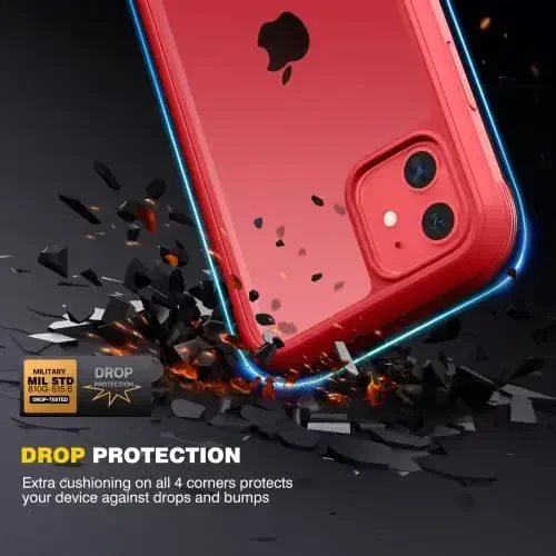 Diaclara iPhone 11 Case bilan mos keladi, to'liq korpusli, o'rnatilgan sensorli tirnalishga qarshi ekran himoyachisi, yumshoq TPU bamperli tiniq iPhone 11 6.1