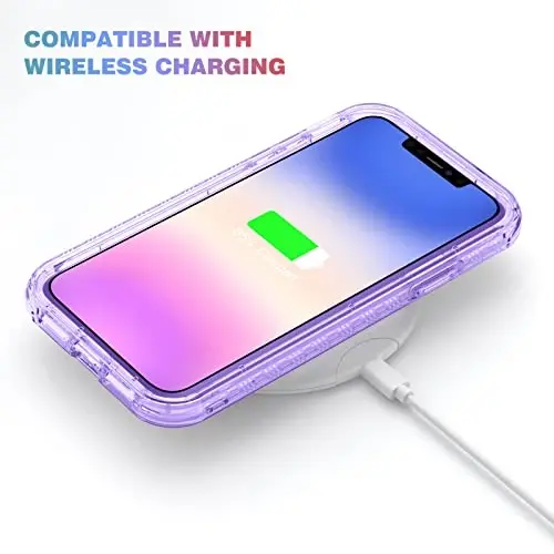 Diaclara iPhone 11 g'ilofiga mos keladi, O'rnatilgan sensorli tirnalishga qarshi ekran himoyachisi bilan to'liq korpusli, Yumshoq TPU bamperli g'ilof iPhone 11 6.1