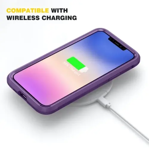 Diaclara Compatible with iPhone 11 Case, Full Body Rugged with Built-in Touch Sensitive Anti-Scratch Screen Protector, Soft TPU Bumper Case Clear Compatible with iPhone 11 6.1