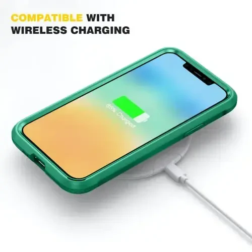 Diaclara Compatible with iPhone 11 Case, Full Body Rugged with Built-in Touch Sensitive Anti-Scratch Screen Protector, Soft TPU Bumper Case Clear Compatible with iPhone 11 6.1