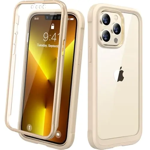 Diaclara iPhone 13 Pro Max G‘ilofi uchun, O‘rnatilgan Sezgir Ekran Himoyachisiga ega To‘liq Tana Mustahkam Himoya, iPhone 13 Pro Max 6.7