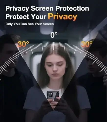 Diaclara iPhone 13 uchun mo'ljallangan g'ilof, o'rnatilgan sensorli tirnalishga qarshi ekran himoyachisi bilan to'liq korpusli mustahkam, iPhone 13 6.1