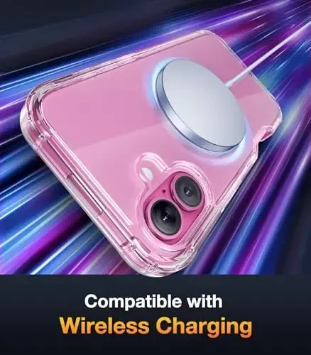 Diaclara iPhone 16 Plus uchun mo'ljallangan g'ilof 6,7 dyuym, yangilangan [To'liq kamera himoyasi] To'liq korpusli g'ilof, o'rnatilgan sensorli tirnalishga qarshi ekran himoyachisi, tiniq - 4