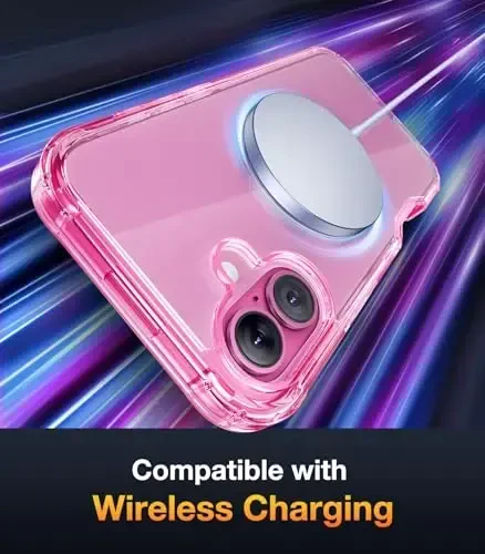 Diaclara iPhone 16 Plus uchun mo'ljallangan g'ilof, O'rnatilgan sensorli tirnalishga qarshi ekran himoyachisi bilan to'liq korpusli mustahkam g'ilof, iPhone 16 Plus 6.7