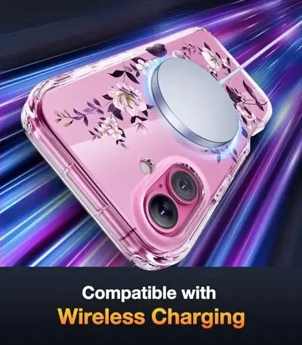 Diaclara iPhone 16 Plus uchun mo'ljallangan g'ilof, o'rnatilgan sensorli tirnalishga qarshi ekran himoyachisi bilan to'liq korpusli mustahkam g'ilof, iPhone 16 Plus 6.7