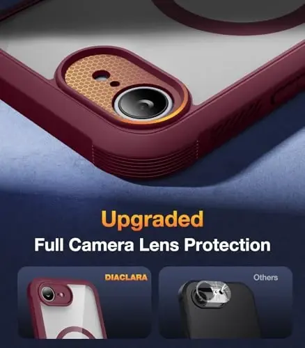 Diaclara Magnetic for iPhone 17e Case & iPhone 16e Case 6.1