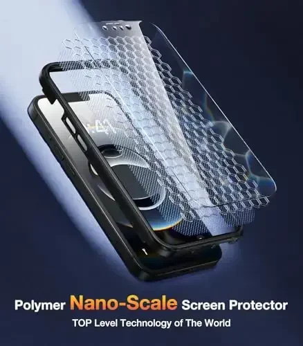 Diaclara Magnetic Designed for iPhone 16e Case, Full Body Rugged Case with Built-in Screen Protector,[Compatible with MagSafe] Soft TPU Bumper Cover for iPhone 16 E 6.1