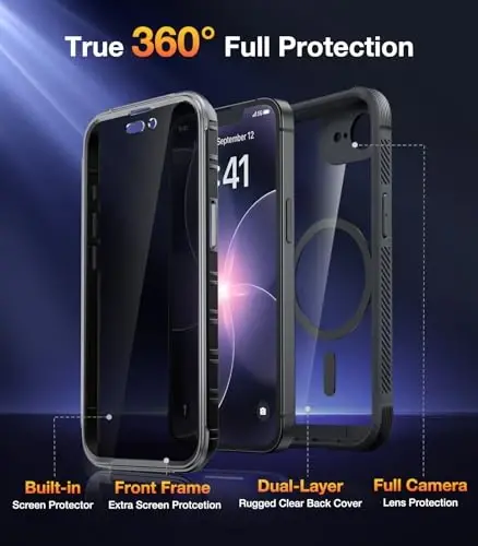 Diaclara Magnetic for iPhone 17e Case & iPhone 16e Case 6.1