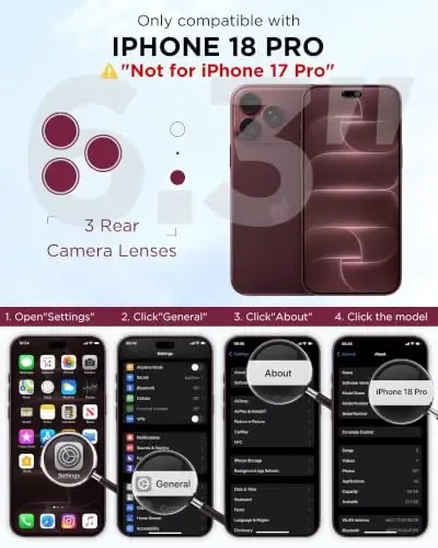 Diaclara Magnetic for iPhone 18 Pro Case with Privacy Protector, Pink | Full Body Bumper Design, Military Grade Drop Proof, 360° Full Protection, Anti-Spy Privacy Cover, Magnetic Charging Support - 2