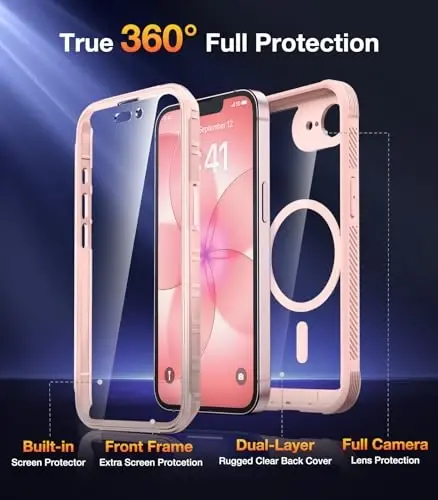 Diaclara Магнитный чехол для iPhone 17e и iPhone 16e 6,1