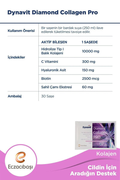 Diamond Collagen Pro 30 Saşe - 4