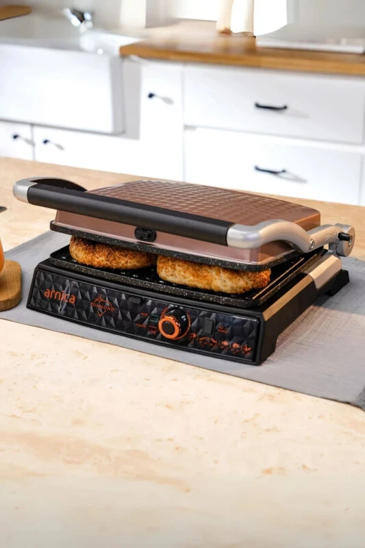 Diamond GH26250 Granit Izgaralı Tost Makinesi Rose-Rose - ARNICA