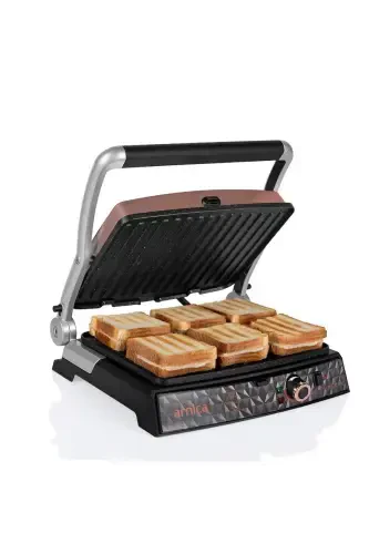 Diamond GH26250 Granit Izgaralı Tost Makinesi Rose-Rose - ARNICA (1)