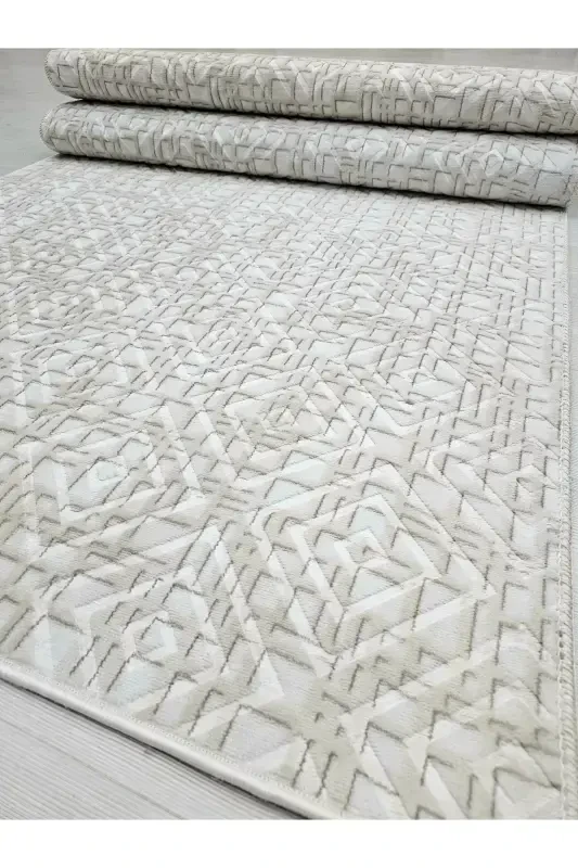 Diamond Нескользящий Ковер Для Комнаты Коридора Кухни бежевый-БЕЖЕВЫЙ - MELIAN